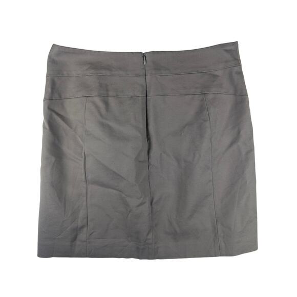 Banana Republic Skirt Women's A Line Olive Back Zip Size 10 Career Preppy - Picture 2 of 4